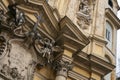 Facade of the Santa Maria Maddalena church in Rome Royalty Free Stock Photo