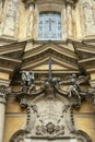 Facade of the Santa Maria Maddalena church in Rome Royalty Free Stock Photo