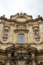 Facade of the Santa Maria Maddalena church in Rome Royalty Free Stock Photo