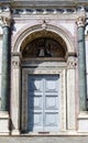 Facade of the Santa Maria Novella, a Roman Catholic church in Florence, Italy Royalty Free Stock Photo