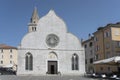 facade of santi Giovanni and Paolo church, Muggia, Friuli, Italy