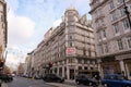 Facade of the Savoy Theatre, a West End theatre in the Strand in the City of Westminster, London, England, United Kingdom