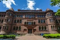 Facade of the Sever Hall, Harvard University, Boston Royalty Free Stock Photo