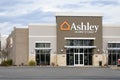 Facade with sign of Ashley Homestore at Bellis Fair Mall in Bellingham WA