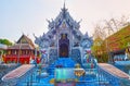 The facade of Ubosot of Silver Temple, Chiang Mai, Thailand Royalty Free Stock Photo