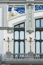 Facade of the Social Casino of the city of Zamora Spain