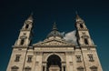 Facade of St. Stephen\'s Basilica in Budapest, Hungary Royalty Free Stock Photo