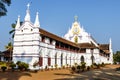 Facade of the St Thomas church in Palayur in Kerala state in southern India, Asia