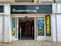 Facade of the Superdrug store in Chelmsford High Street, Essex, UK Royalty Free Stock Photo