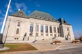 Facade of the Supreme Court of Canada building Royalty Free Stock Photo