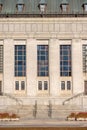 Facade of the Supreme Court of Canada building Royalty Free Stock Photo