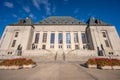 Facade of the Supreme Court of Canada building Royalty Free Stock Photo