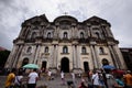 Facade of Taal Church in Batangas, Philippines. Basilica of Saint Martin of Tours