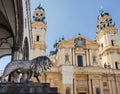 Teathiner Kirche Munich Royalty Free Stock Photo