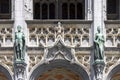 Facade of tenement house called Maison du Roi (King\'s House) in Grand Place, Brussels, Belgium Royalty Free Stock Photo