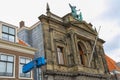 Facade of Teylers Museum of art, natural history and science