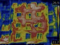 Facade Thermal Image Royalty Free Stock Photo