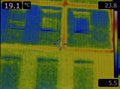 Facade Thermal Image Royalty Free Stock Photo