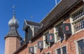 Facade and tower of the castle of Coevorden Royalty Free Stock Photo