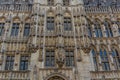 Facade of the Town Hall in Brussels, capital of Belgi