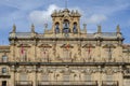 Facade of the town hall of in the main square of Salamanca, Spain