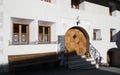 Facade of Traditional House in Engadin