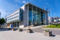 Facade of Tromso town hall Royalty Free Stock Photo