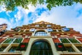 Facade of a typical historic Dutch building Royalty Free Stock Photo