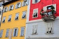 Facade of a typical italian house Royalty Free Stock Photo