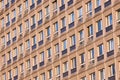 Facade of a typical precast apartment building Royalty Free Stock Photo