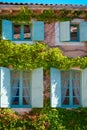 Facade of typical south French house