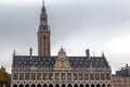 Facade of University library of Leuven, Belgium Royalty Free Stock Photo