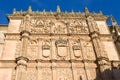 Facade of the university of Salamanca Royalty Free Stock Photo