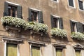 Facade view of old, historical, typical building Royalty Free Stock Photo