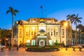 Facade view of taichung city hall, taiwan