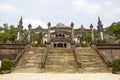 Facade View Of Tomb Of Emperor Khai Dinh In Hue, Vietnam.