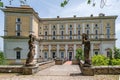 The facade of Villa Farnese in Caprarola