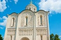 The bay structure of St Demetrius Cathedral, Vladimir, Russia