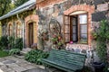 Facade wall of traditional Latvian house