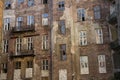 Facade of Warsaw Ghetto, Warsaw, Poland Royalty Free Stock Photo