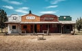 Facade of wild western style building Royalty Free Stock Photo