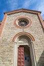 Facade of XIV Catholics parish church in Italy Royalty Free Stock Photo