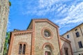 Facade of XIV Catholics parish church in Italy