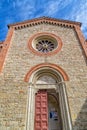 Facade of XIV Catholics parish church in Italy Royalty Free Stock Photo