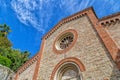 Facade of XIV Catholics parish church in Italy Royalty Free Stock Photo