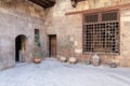 Facade of Zeinab Khatoun historic house, located near to Al-Azhar Mosque in Darb Al-Ahmar district, Cairo, Egypt Royalty Free Stock Photo