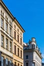 Facades of ancient tenements