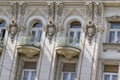 Facades Of Belgrade - Former Russian Czar Restaurant Building - Detail