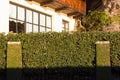 facades and building details of botanical garden at verbania ita Royalty Free Stock Photo