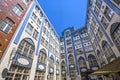 Facades of buildings in Hackescher Markt Royalty Free Stock Photo